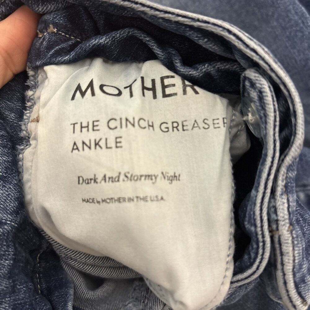 Womens Size 29 Mother The Cinch Greaser Ankle Jeans EUC - Picture 5 of 6